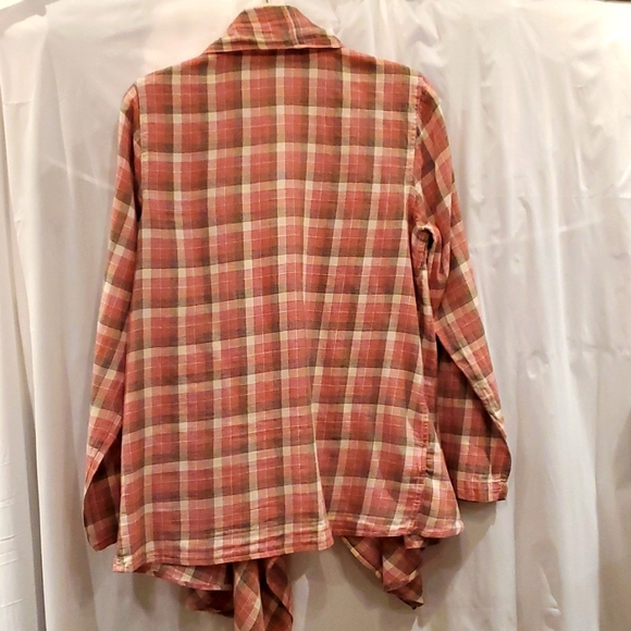 Eddie Bauer swing plaid jacket, Med. - Picture 3 of 9